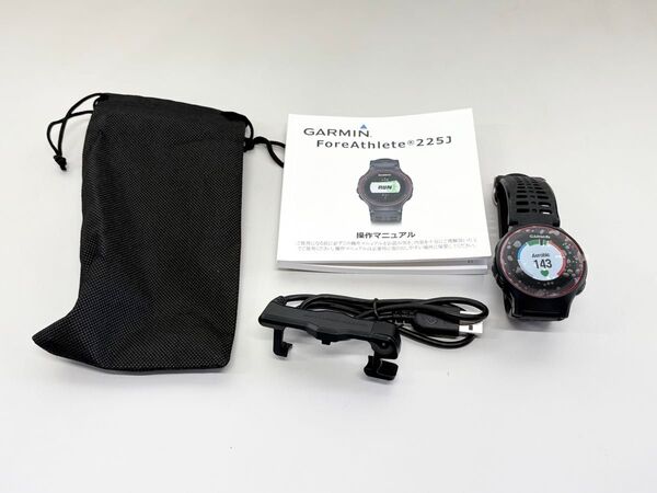 【未使用】Garmin ForeAthlete 225J 心拍計付きGPS