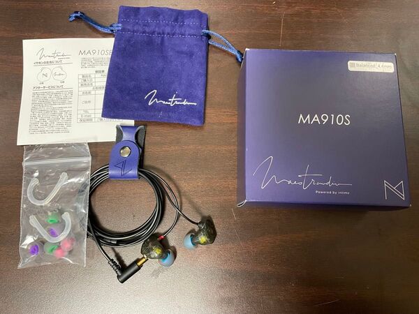 Maestraudio MA910SB 4.4mmプラグイヤホン バランス接続