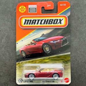 【新品未開封】マッチボックス 2021 レクサス LC500 コンバーチブル