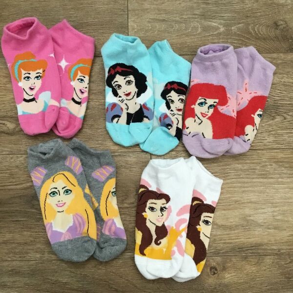 ディズニー プリンセス くるぶし丈 靴下 キッズ