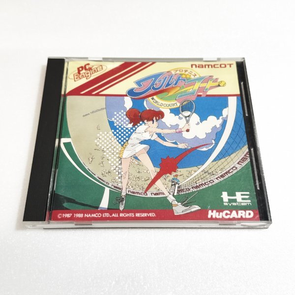 希少 レア プロテニス ワールドコート x68000 ソフト 5インチ
