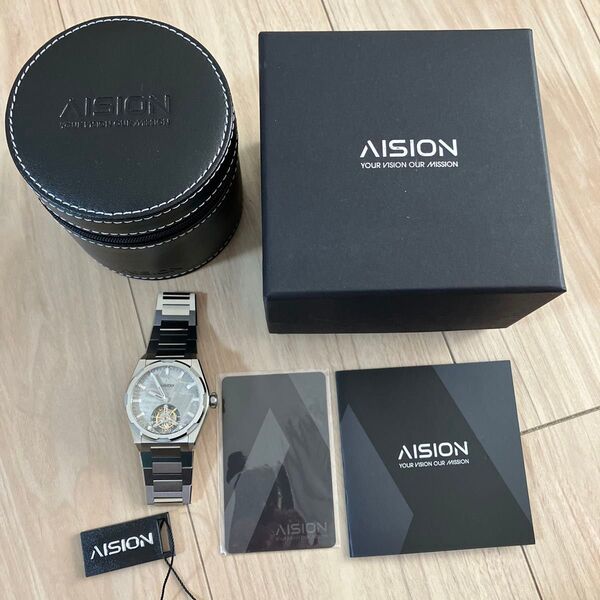 AISION 自動巻き時計 トゥールビヨン メテオライト 隕石