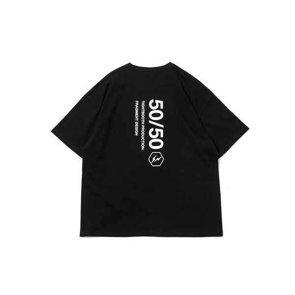 TIGHTBOOTH fragment 50-50 T-SHIRT Black サイズ L タイトブース フラグメント