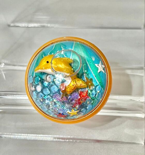 レトロ ファンシー イルカ お土産 指輪 リング