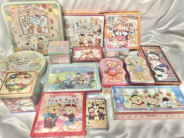 ダッフィー シェリーメイ 他 ダッフィーフレンズ 空き缶 まとめ売り