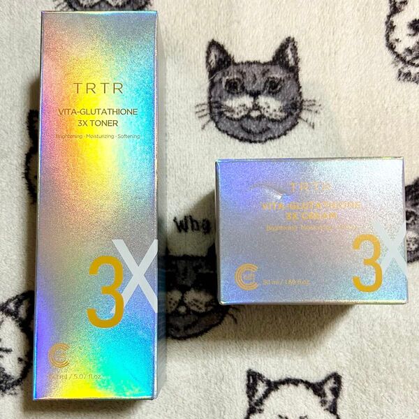 TRTR VITA-GLUTATHIONE 3X TONER & CREAM セット ビタグルタチオン3Xプログラム