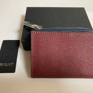 IS/IT イズイット レザー 小銭入れ コインケース パスケース ペッパー 971603 ワイン 正規品 新品
