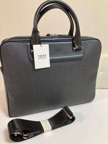 TAKEO KIKUCHI タケオキクチ ビジネスバッグ 710502 定価30800円 正規品★新品