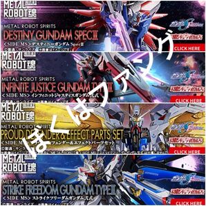 【新品輸送箱未開封】METAL ROBOT魂 ガンダムSEED FREEDOM 4点セット