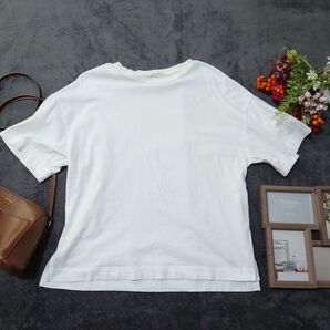 GU ジーユー Tシャツ(S)白