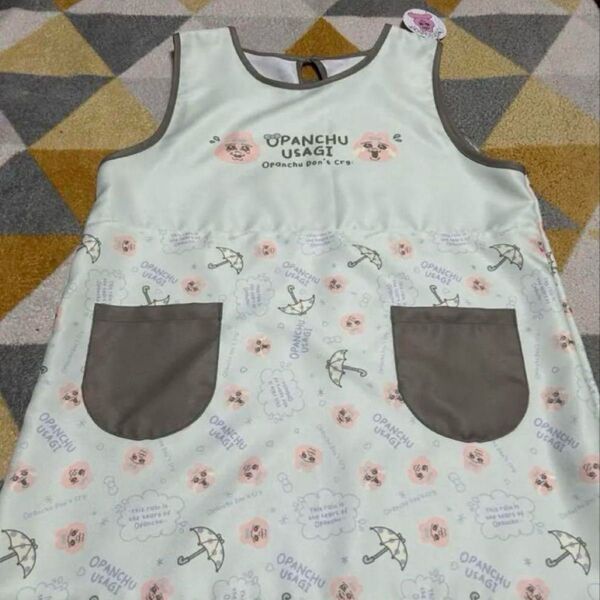 おぱんちゅうさぎ エプロン 新品