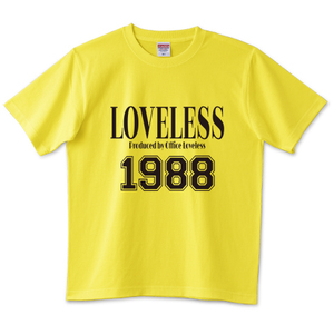 ☆Ls (Loveless) 1988 LOVELESS T-SH.COLOR：YELLOW.SIZE：XS～2XL ≪即決商品≫☆