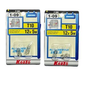 Koito 1-09 T10 12V5W クリアランスランプ4個セット