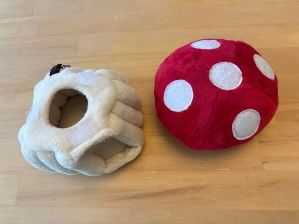 マッシュルームハウス 寝床 ハウス お家 布製 暖かい 保温 小動物 ハムスター モモンガ SANKO