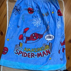 新品 スパイダーマン マーベル プールタオル ラップ 巻きタオル 70㎝ 男の子