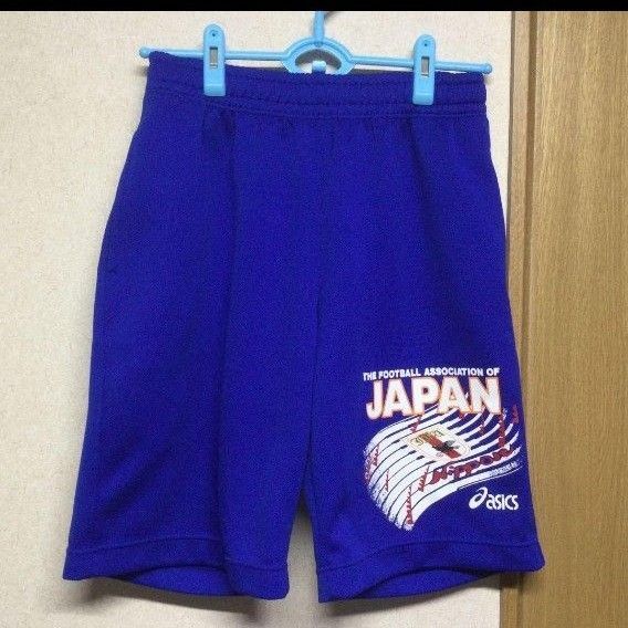 アシックス ゴールドタイガー サッカー日本代表 ハーフパンツ ドーハ L