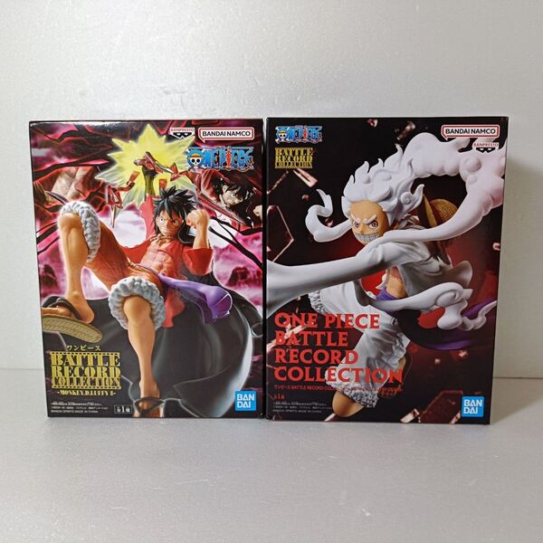 ワンピース フィギュア BATTLE RECORD COLLECTION ルフィ ニカ 2体セット
