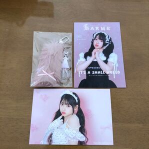 おまけ付◆桜庭遥花 LARMEfes アクスタキーホルダー くすみピンク しっぽチャーム付き ポストカード ぱるたん ラルムフェス