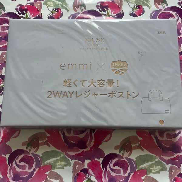 付録 軽くて大容量 レジャーボストン オトナミューズ emmi