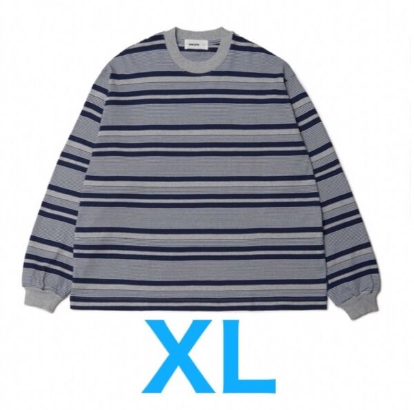 everyone border long sleeve tee shirt (NAVY)エヴリワン ボーダー ロンT