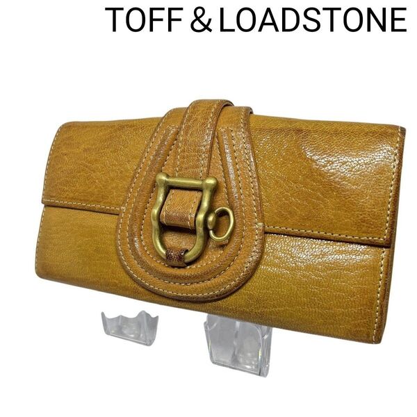 【TOFF&LOADSTONE】トフアンドロードストーン 長財布 レザー ロングウォレット ブラウン