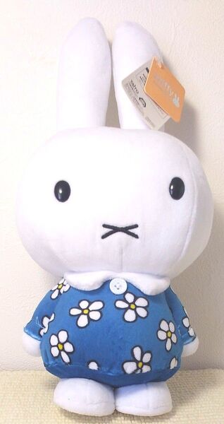 ミッフィーSLサイズ ぬいぐるみ おたんじょうび ブルー