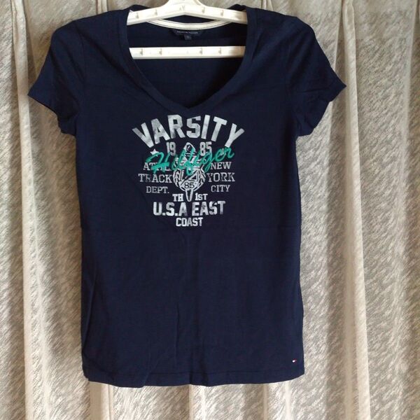 TOMMY HILFIGER S トミーヒルフィガー 半袖Tシャツ プリント カットソー
