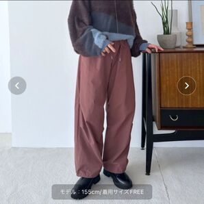 LEPSIM レプシィム レプシム ミリタリーパラシュートパンツ フリーサイズブラウン
