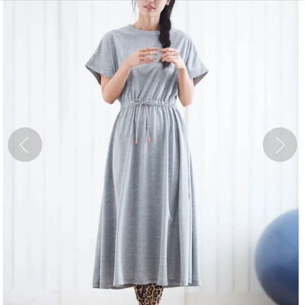 ティゴラ レディース フィットネスウェア TIGORA/BEAMS ドライロゴワンピースドレス TR-9P2350ON