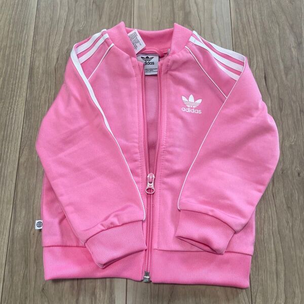 80 adidas アディダス ジャージ ピンク キッズ ベビー
