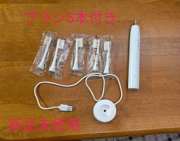 ガレイド GALLEIDO 電動歯ブラシ 感動のハブラシ 未使用 ブラシ5本付き