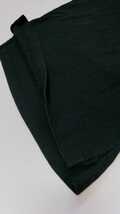 45rpm 1サイズ フォーティファイブアールピーエム クールネック 後染め 半袖Tシャツ ワンポイント刺繍 メンズS相当 ブラック 日本製_画像7