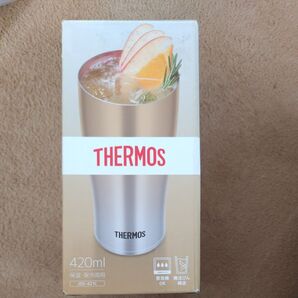 THERMOS 真空断熱タンブラー 420ml JDE-421C ゴールド系