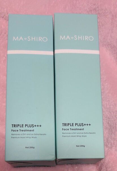 マシロ トリプルプラス フェイストリートメント 200g 洗顔 毛穴ケア 角質ケア2本