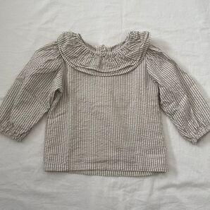 韓国子供服 ブラウス ストライプ