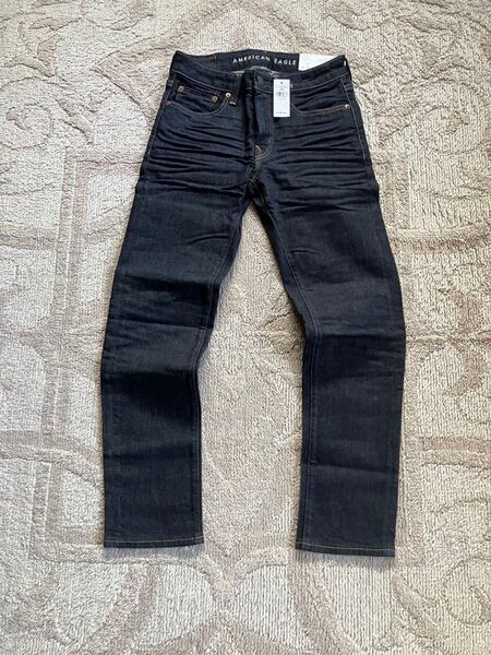 新品 AMERICAN EAGLE ストレッチデニムパンツ ネイビー28