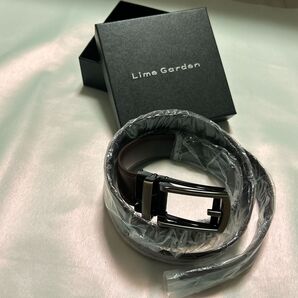 オートロック式ベルト ブラウン 穴なし フリーサイズ大きいサイズ