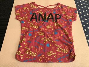 アナップ　半袖Tシャツ サイズS 150センチ　トップス　キッズ　ジュニア　女の子　半袖カットソー　ANAP GIRL