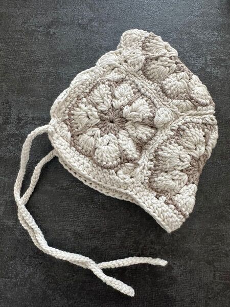 ハンドメイド ベビー ボンネット