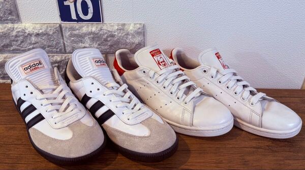 ①アディダス サンバ adidas SAMBA CLASSIC White 27cm & ②スタンスミス 27cmセット商品
