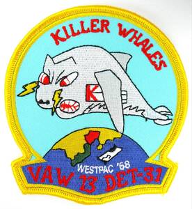 ＵＳＮ　ＶＡＷ－１３　ＤＥＴ－３１　ＫＩＬＬＥＲ　ＷＨＡＬＥＳ　パッチ