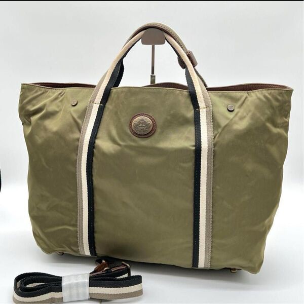 【良品】Orobianco トートバッグ 2way ショルダーバッグ ナイロン