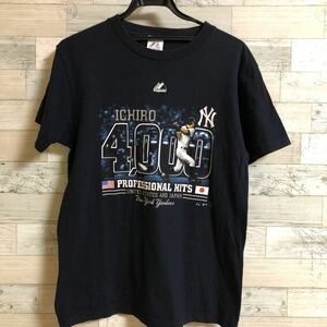 Majestic ICHIRO イチロー　日米通算　4000本安打　記念　Tシャツ