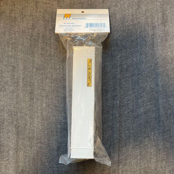Walthers 48ft Hi-Cube 海上コンテナ J.B.HUNT HOゲージ