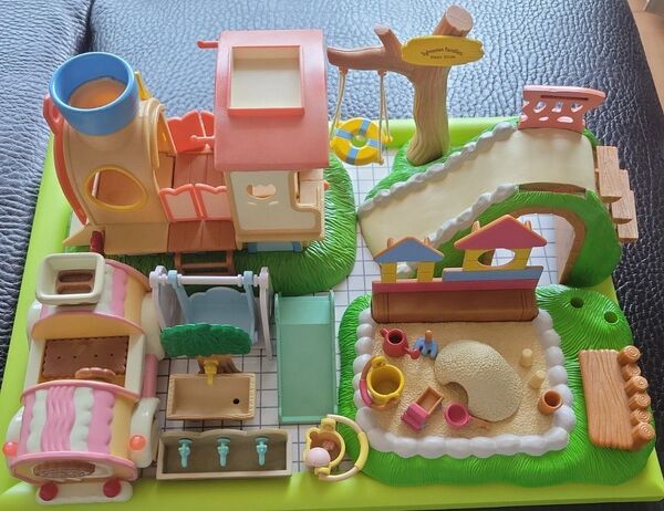 【入手困難】シルバニア 砂場 汽車ポッポ おすべりで遊ぼ ケーキの車 まとめ売り