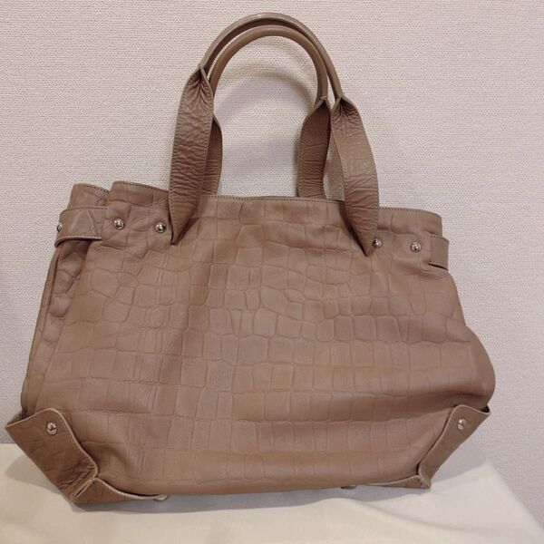 レザーのショルダーバッグMADE IN ITALY