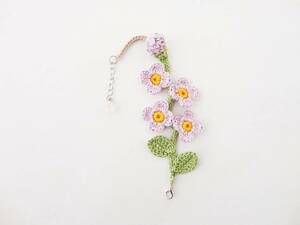 お花のブレスレット*レース編み*ハンドメイド*794