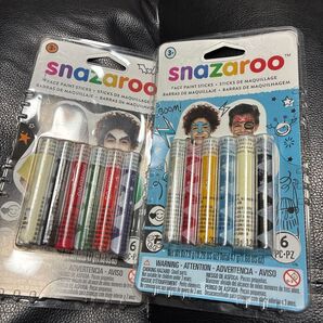snazaroo フェイスペイントスティック 2個セット スナザルー スティック 6色セット