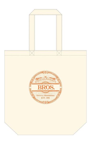 福山雅治 BROS.継続特典コットントートバッグ2024 橙 オレンジ