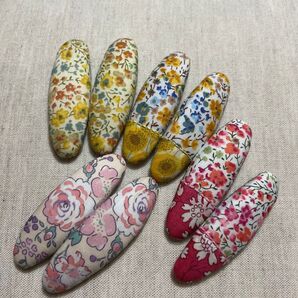リバティプリントハンドメイド ヘアピン8個セット